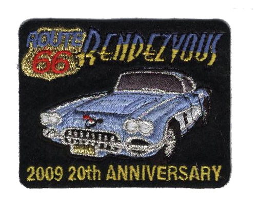 2009 ROUTE 66 RENDEZVOUS souvenir patch - Corvette