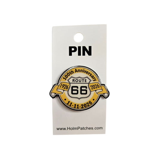 ROUTE 66 100th Anniversary hat pin - 0475-0066-100