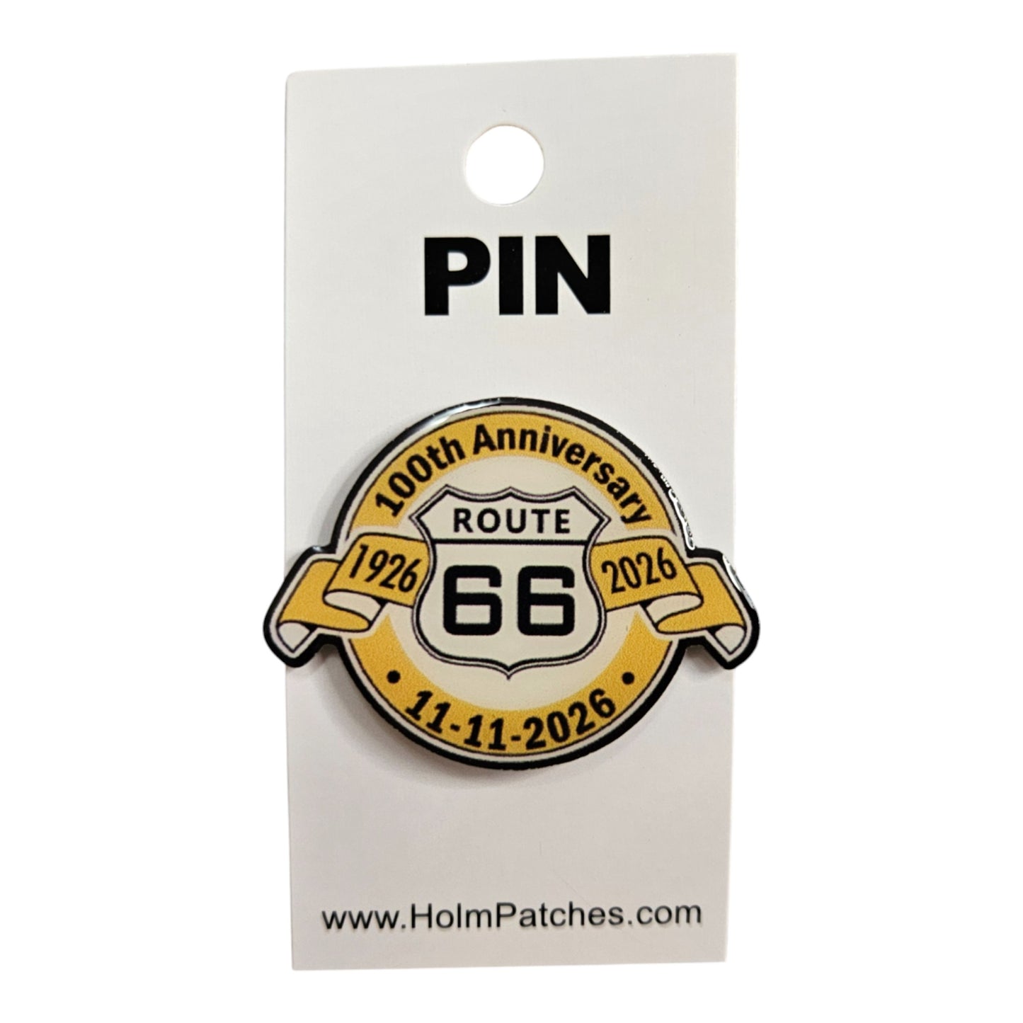 ROUTE 66 100th Anniversary hat pin - 0475-0066-100