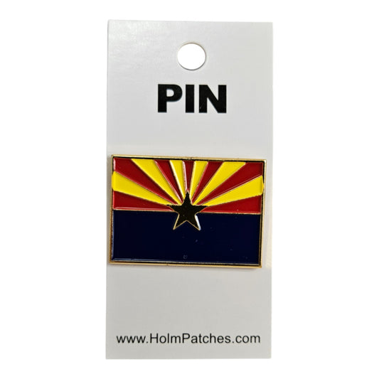 ARIZONA Flag Hat Pin Carded - 0475-1104