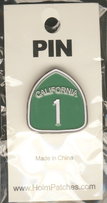 CALIFORNIA 1 Hwy 1 Highway hat pin Carded - 0475-1231