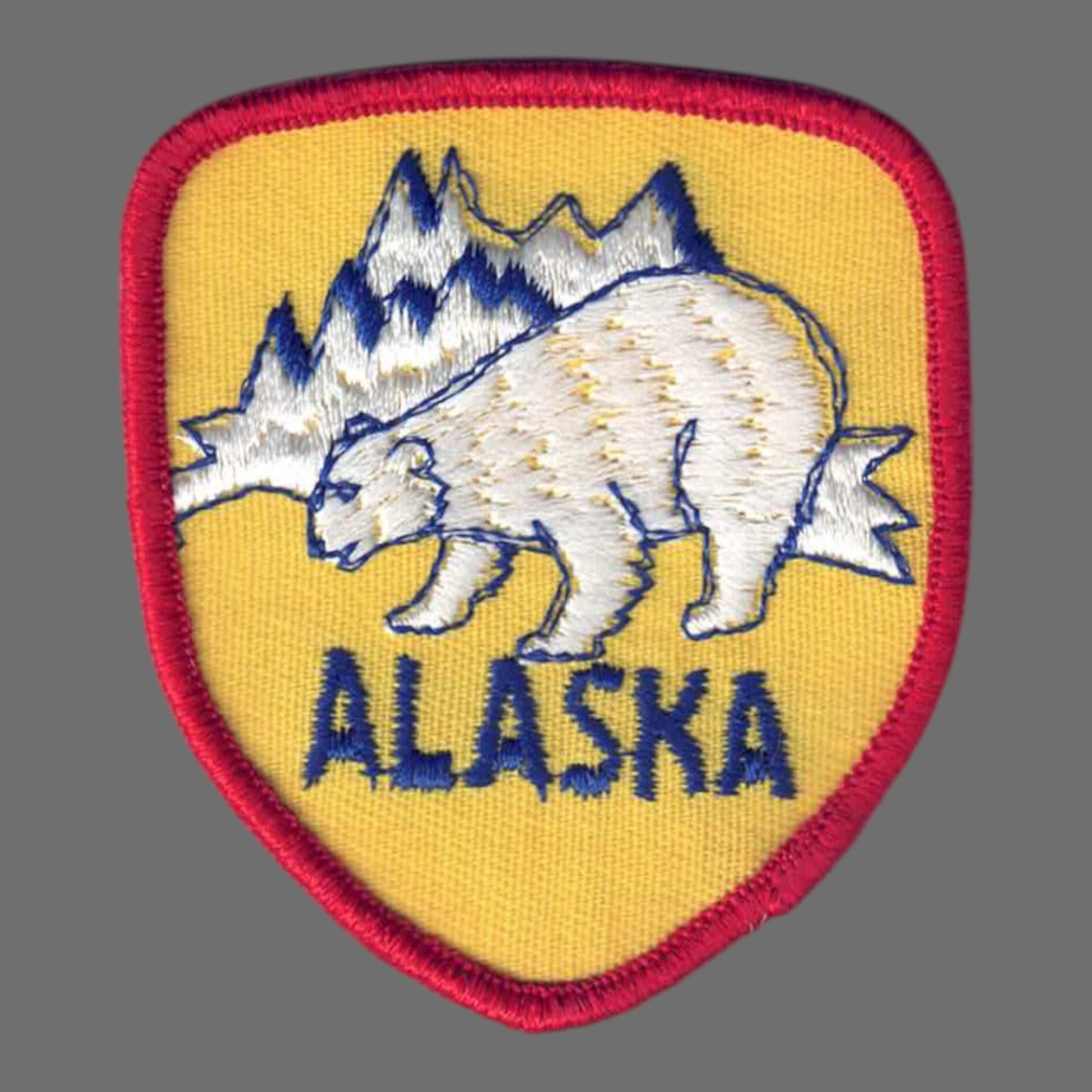 ALASKA Polar Bear Souvenir Patch - 1053