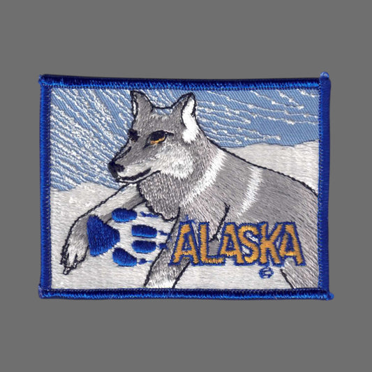 ALASKA Wolf Souvenir Patch - 1067
