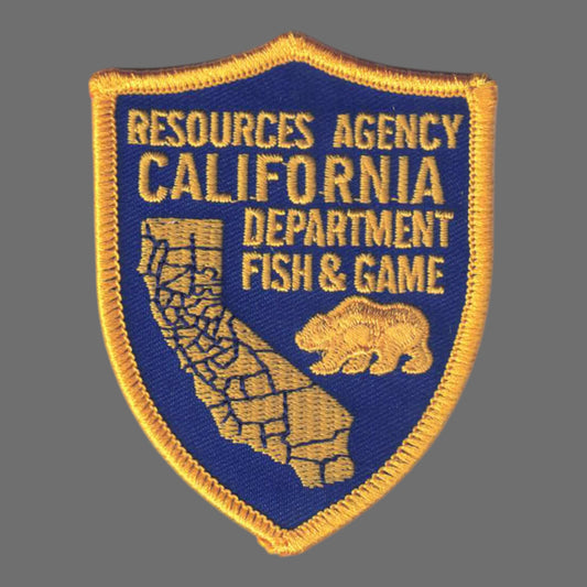 CALIFORNIA Fish and Game Souvenir Patch - 1250