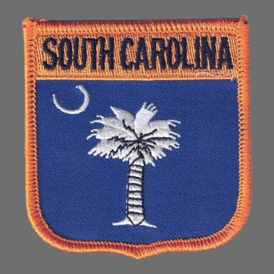 SOUTH CAROLINA Med Flag Shield Patch - 3005