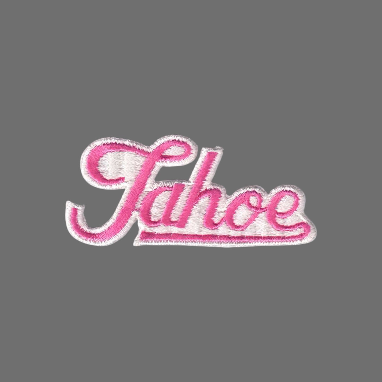 Vintage Tahoe Script Patch Pink - 4203-56/39