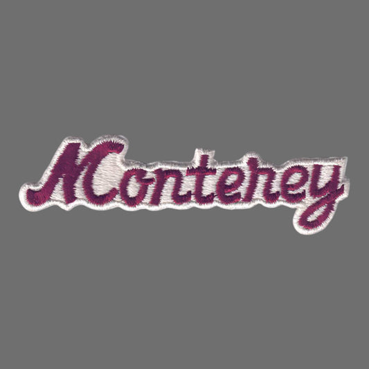 Monterey Script Patch Maroon - 4452-29/39