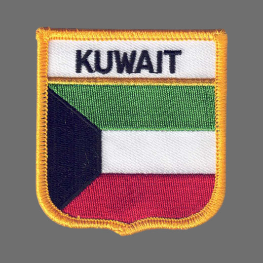 KUWAIT Flag Shield Patch - 6471