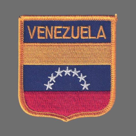 VENEZUELA Flag Shield Patch - 6901