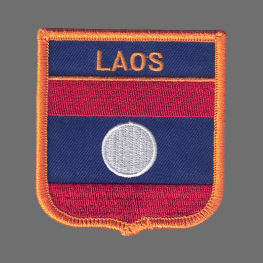 LAOS Flag Shield Patch - 7031