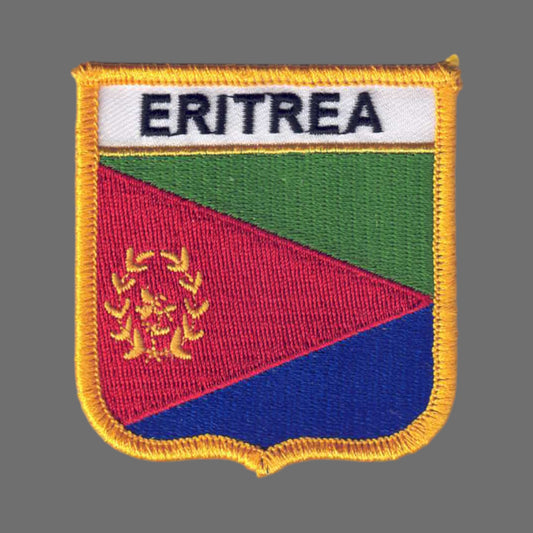 ERITREA Flag Shield Patch - 7063