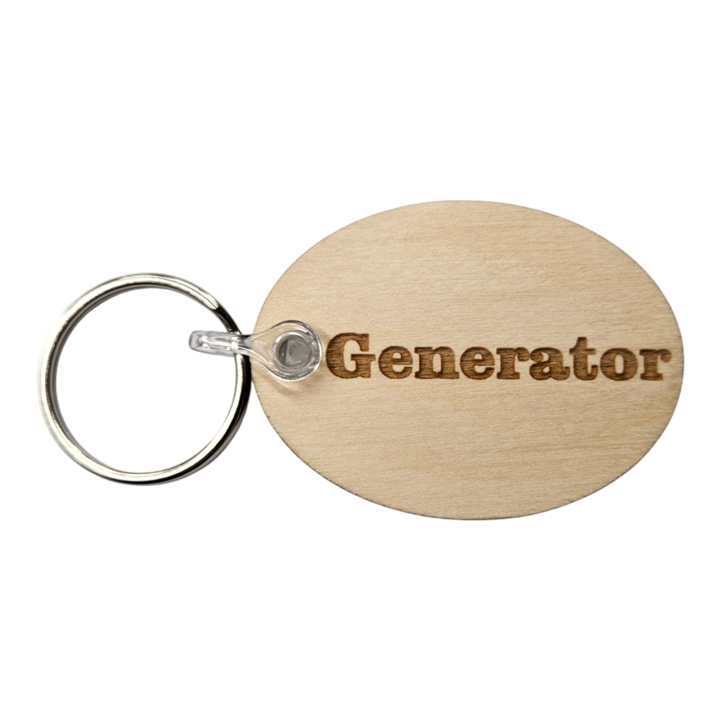 Generator Door Wood Keychain Key Ring Keychain Gift - KC8127