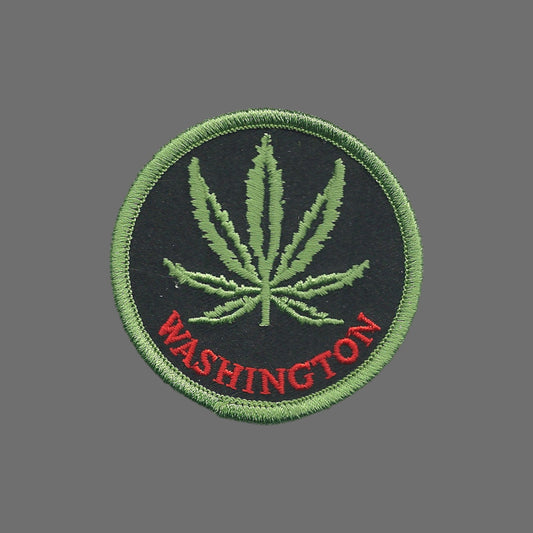 WASHINGTON Leaf Souvenir Patch - 1163