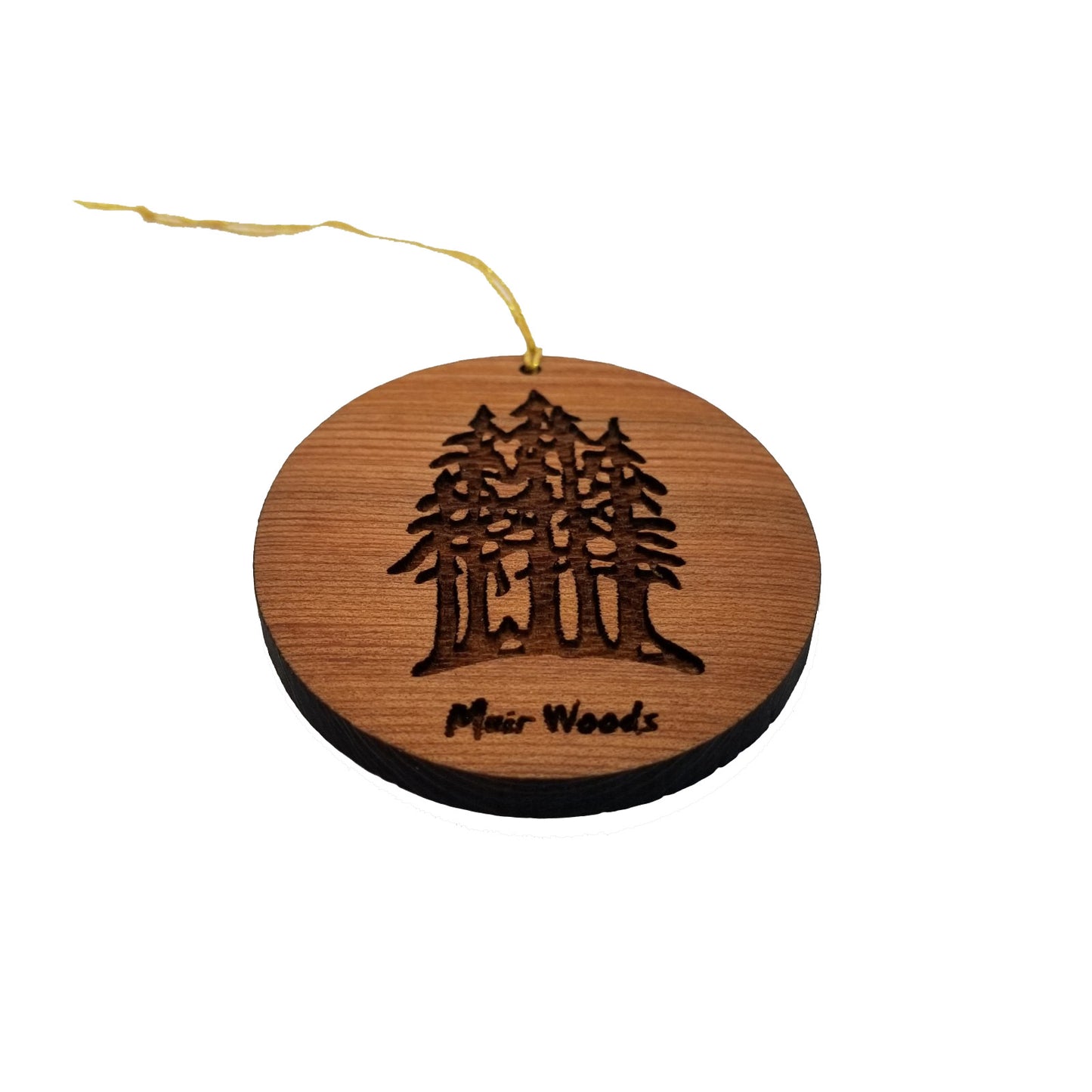 Muir Woods Ornament - National Park Souvenir - Christmas Ornament - Handmade - 15018MW