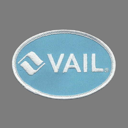 Vail Colorado Patch – CO Patch – Colorado Souvenir – Travel Patch – Iron On – Applique Ski Resort Ski Patch Oval 3.5"