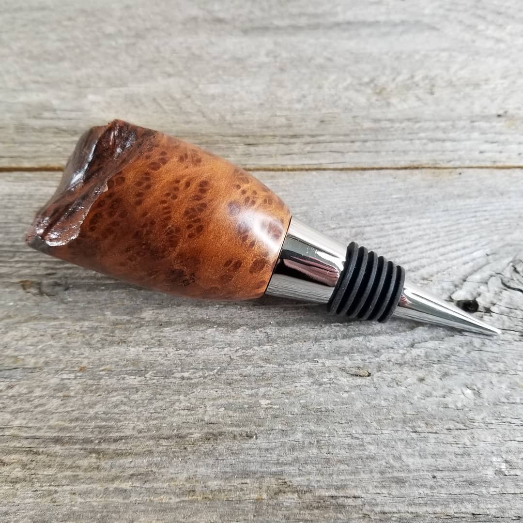 Redwood burl wine stopper. Each...