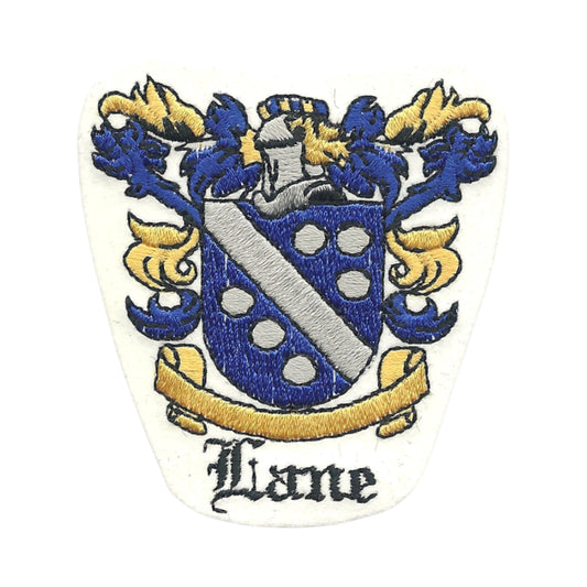 Lane Coat of Arms or Family Crest Patch - 0-0422