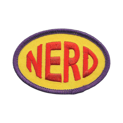 NERD Embroidered Patch Iron On - 0-0922