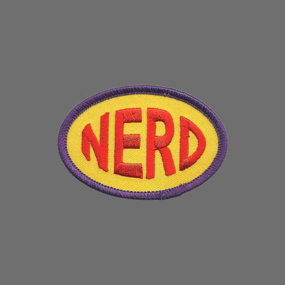 NERD Embroidered Patch Iron On - 0-0922