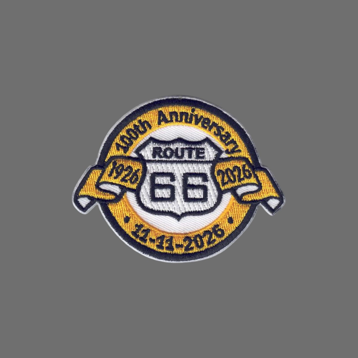 ROUTE 66 100th Anniversary Souvenir Patch - 0066-100