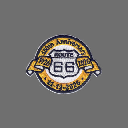 ROUTE 66 100th Anniversary Souvenir Patch - 0066-100