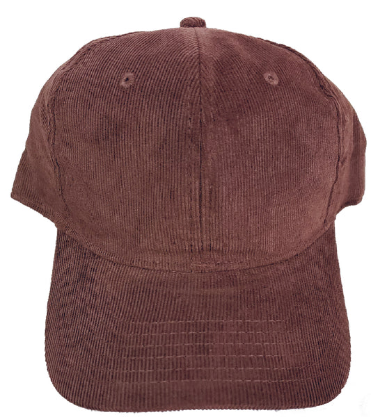 Brown Corduroy Hat or Cap - 0120-17