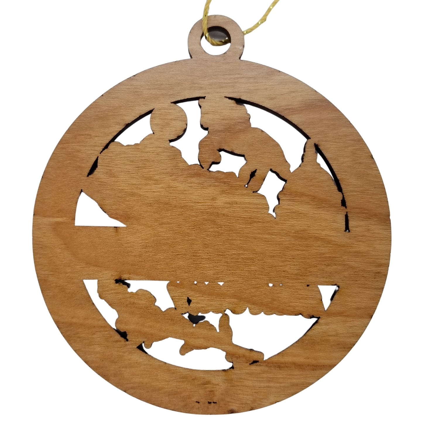 Wholesale Kentucky Wood Ornament -  KY Souvenir - Handmade