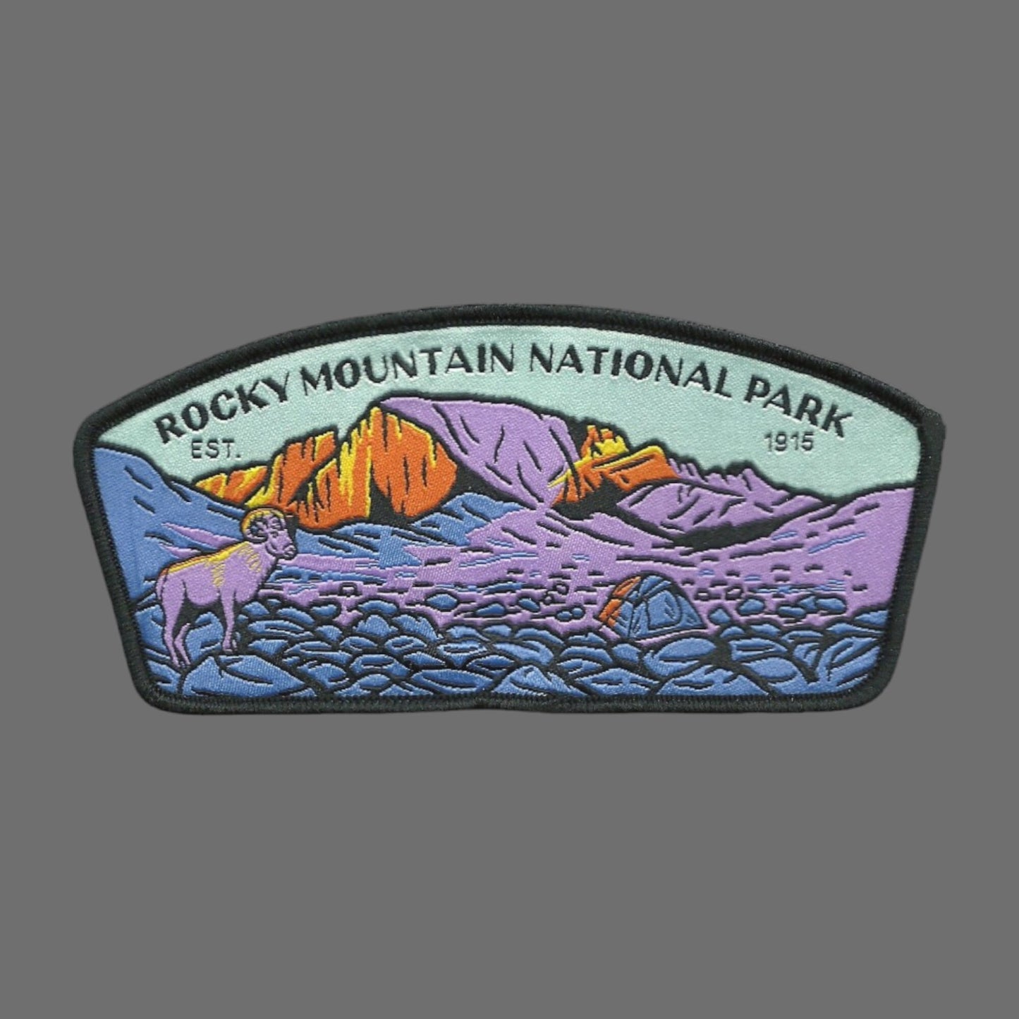 Colorado Patch – Rocky Mountain National Park - Travel Patch – Souvenir Patch 4.75" Iron On Sew On Embellishment Applique