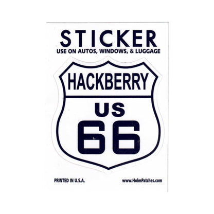 Hackberry US 66 sticker - 0450-66HACKBERRY