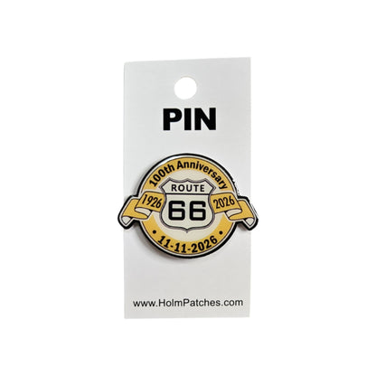 ROUTE 66 100th Anniversary hat pin - 0475-0066-100