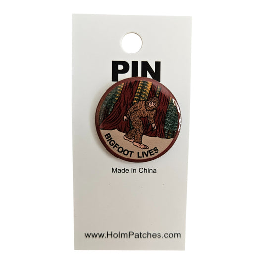 BIGFOOT LIVES Hat Pin Carded - 0475-1218