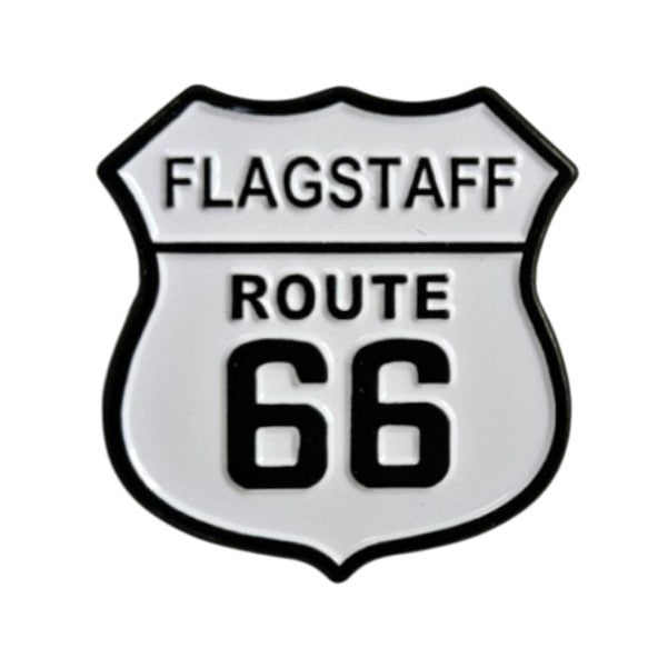 FLAGSTAFF ROUTE 66 hat pin Carded - 0475-66FLAGSTAFF