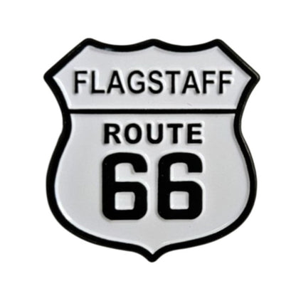 FLAGSTAFF ROUTE 66 hat pin Carded - 0475-66FLAGSTAFF
