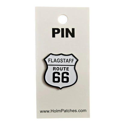 FLAGSTAFF ROUTE 66 hat pin Carded - 0475-66FLAGSTAFF