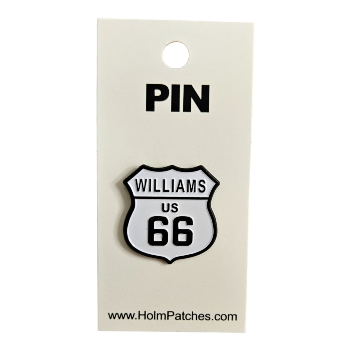 WILLIAMS US 66 hat pin - 0475-66WILLIAMS