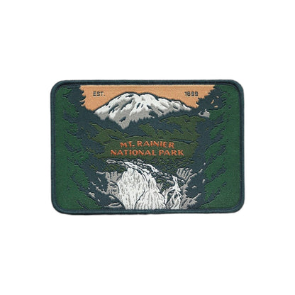 Washington Patch – Mount Rainier National Park - Travel Patch – Souvenir Patch 3.5" Iron On Sew On Embellishment Applique