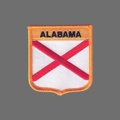 ALABAMA Shield State Flag Souvenir Patch - 1005