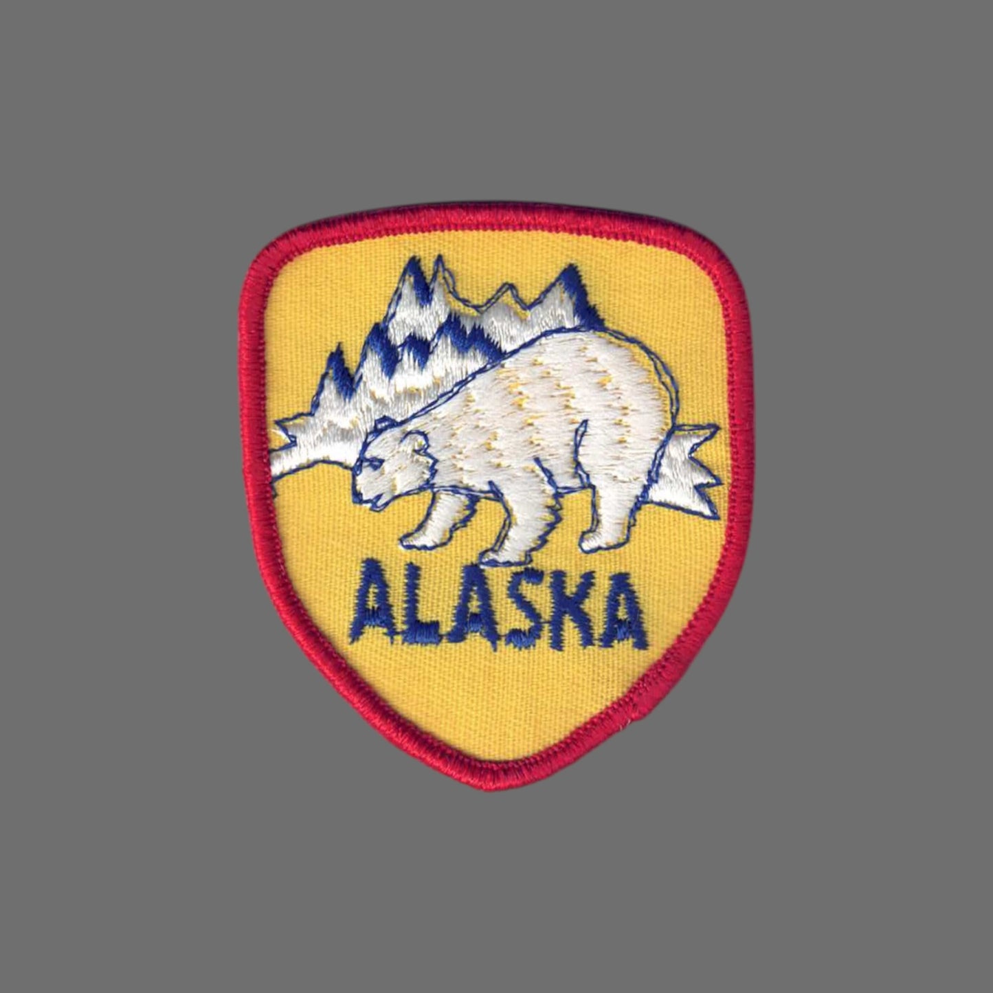 ALASKA Polar Bear Souvenir Patch - 1053
