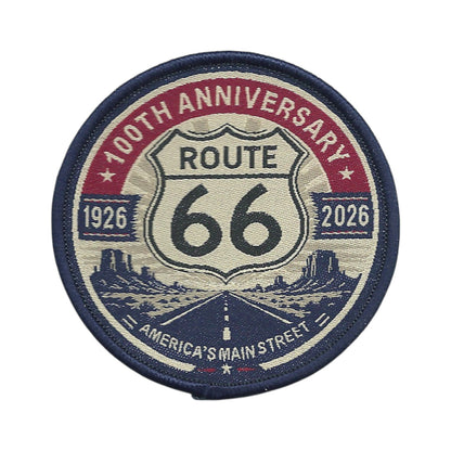 ROUTE 66 100th Anniversary Souvenir Patch - 10639