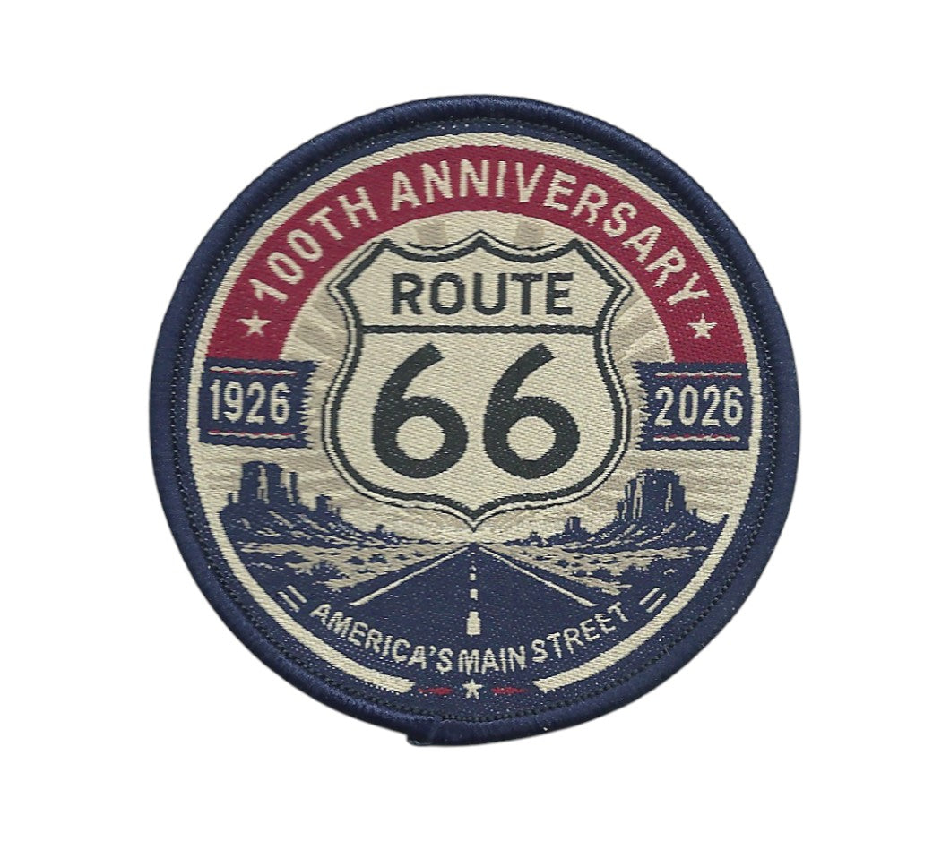 ROUTE 66 100th Anniversary Souvenir Patch - 10639