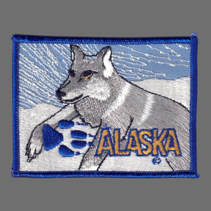 ALASKA Wolf Souvenir Patch - 1067