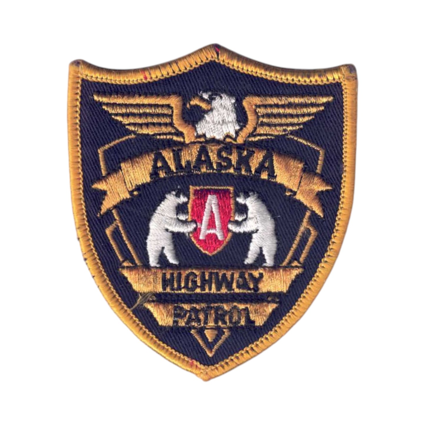 ALASKA Highway Patrol Souvenir Patch - 1090