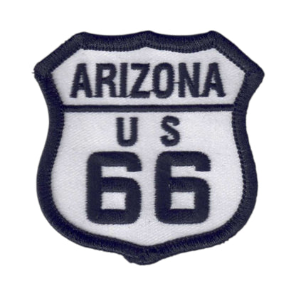 ARIZONA Route 66 on White Souvenir Patch - 1116-39