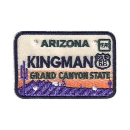 Kingman ARIZONA Souvenir License Plate Patch - 1140
