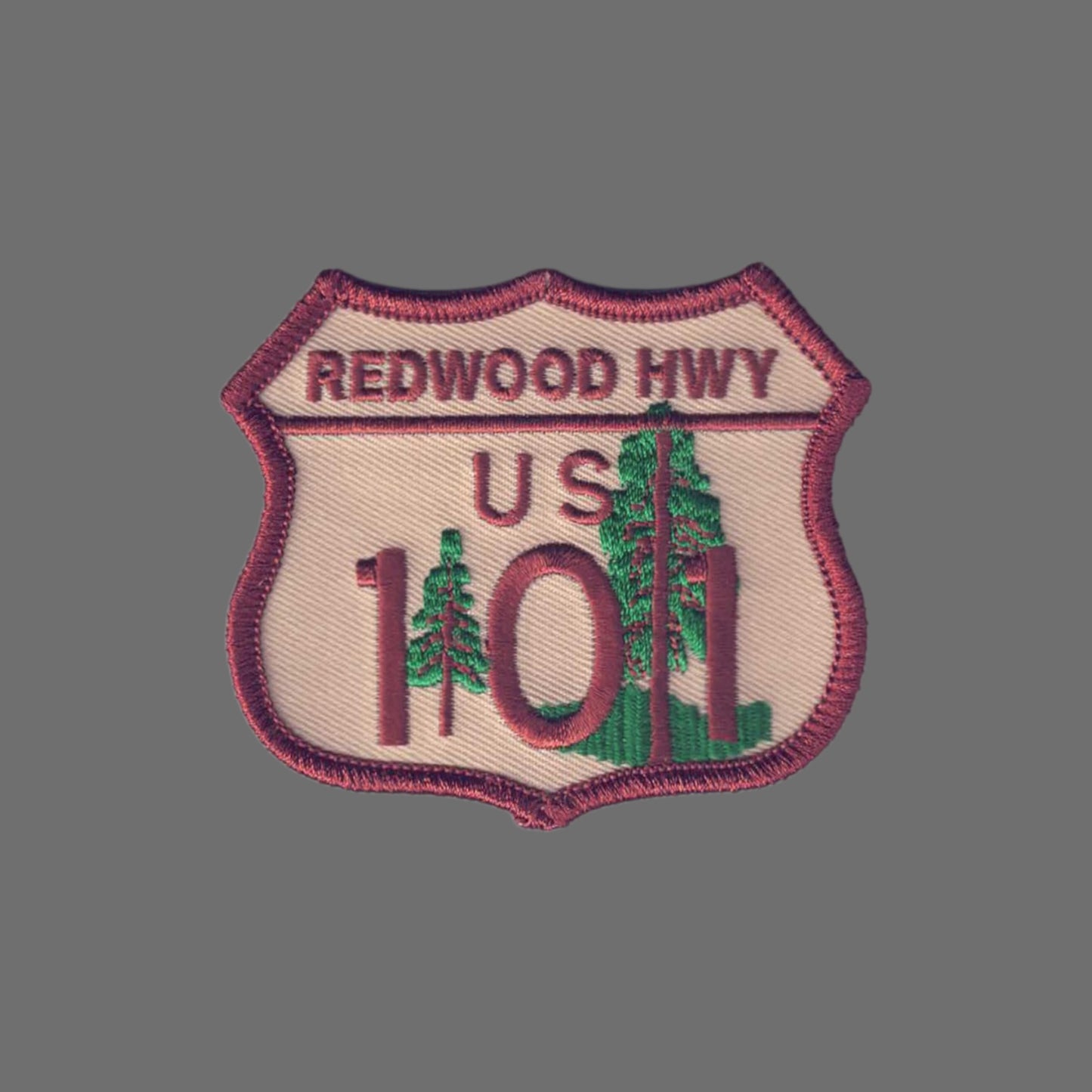 REDWOOD HWY US 101 Souvenir Patch- 1208