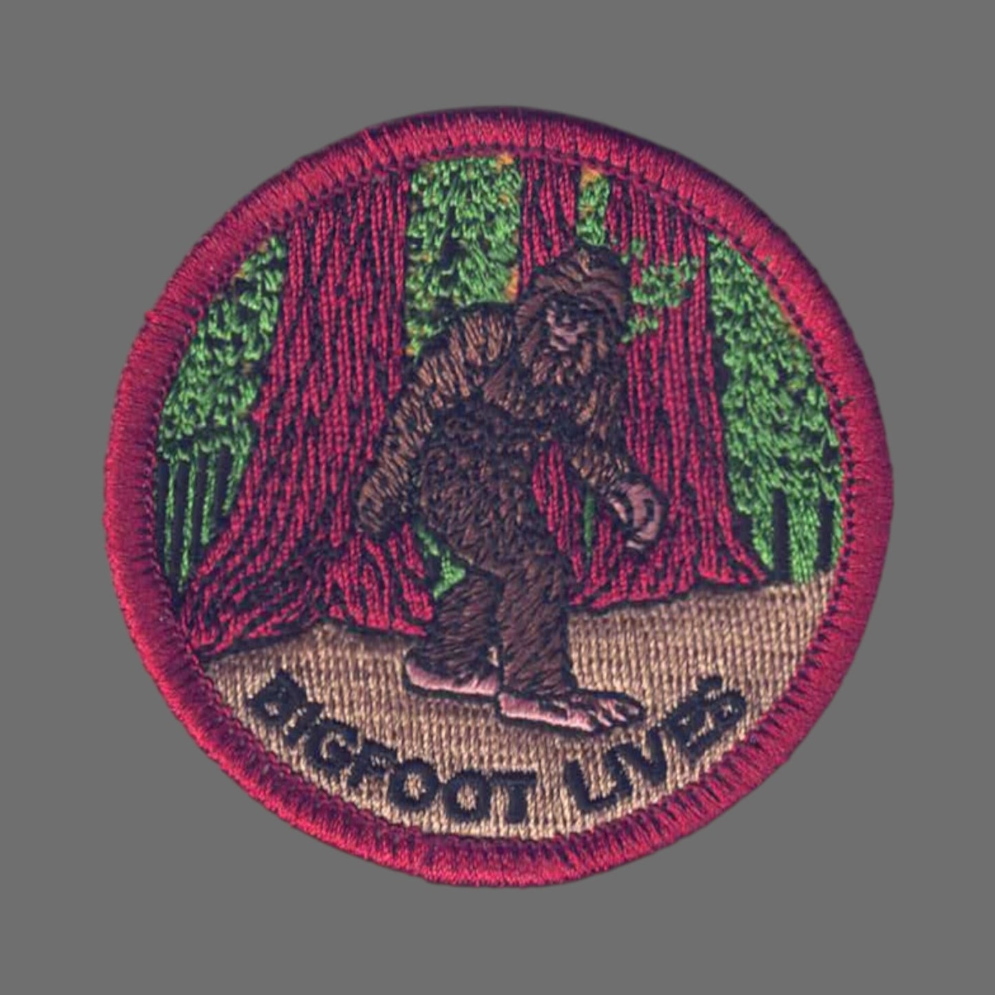BIGFOOT LIVES Souvenir Patch 3 Inch - 1218