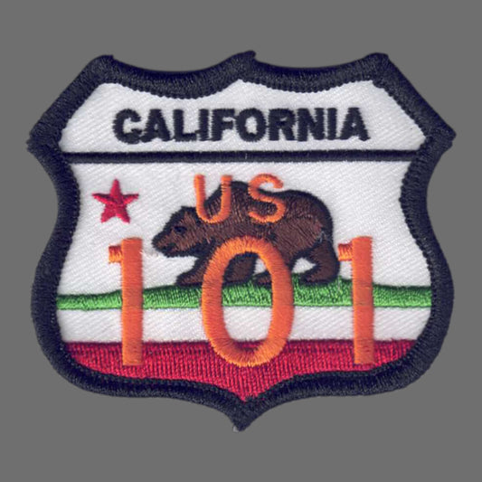 CALIFORNIA US 101 CA Bear Flag Patch - 1238