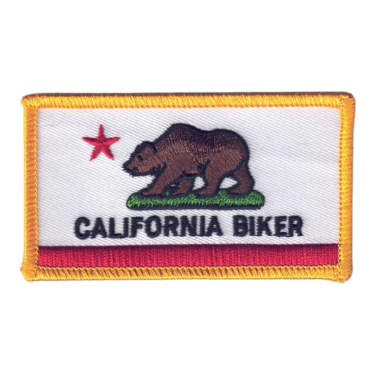 CALIFORNIA Biker Flag Souvenir Patch - 1244
