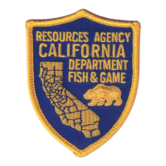 CALIFORNIA Fish and Game Souvenir Patch - 1250