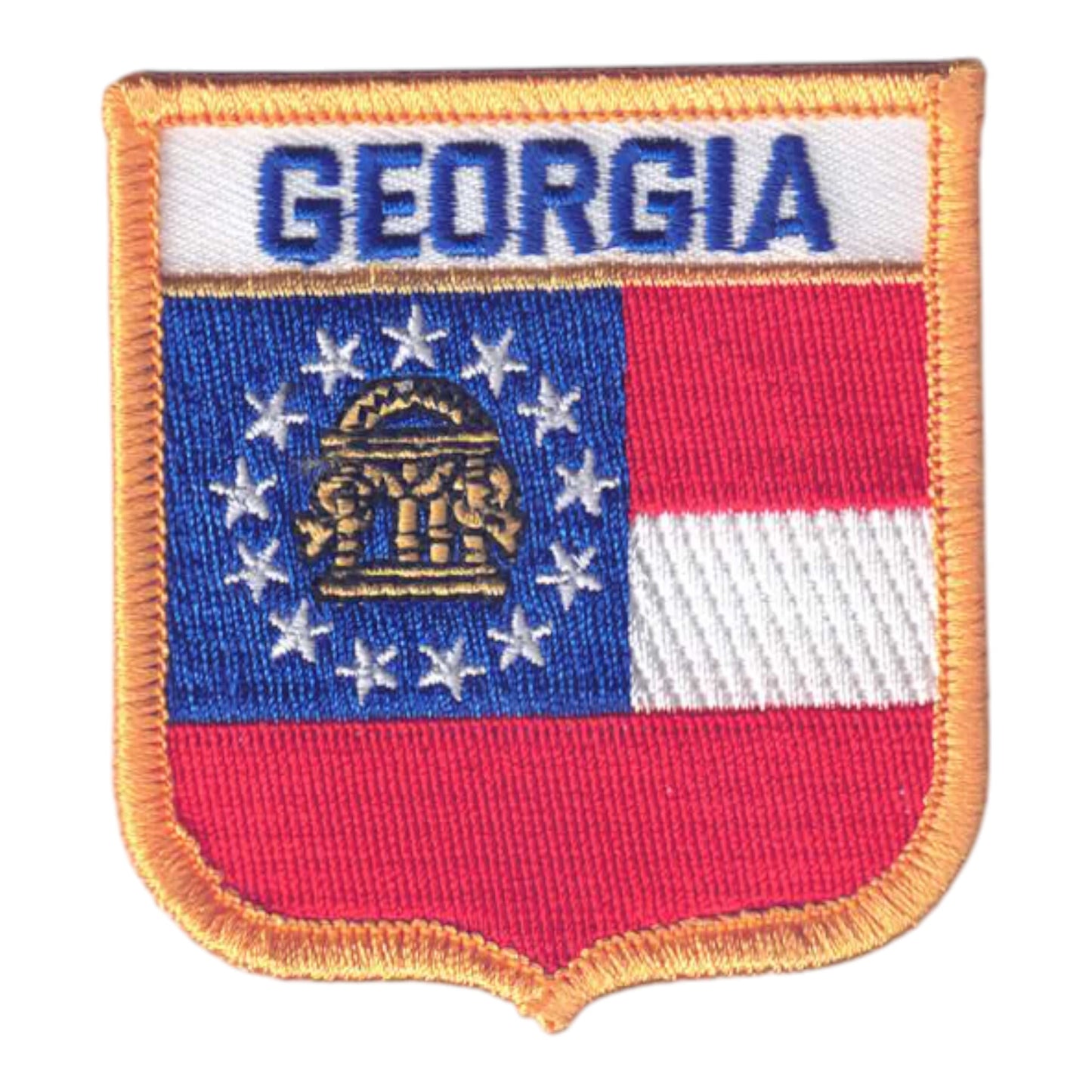GEORGIA Med Flag Shield Souvenir Patch - 1505